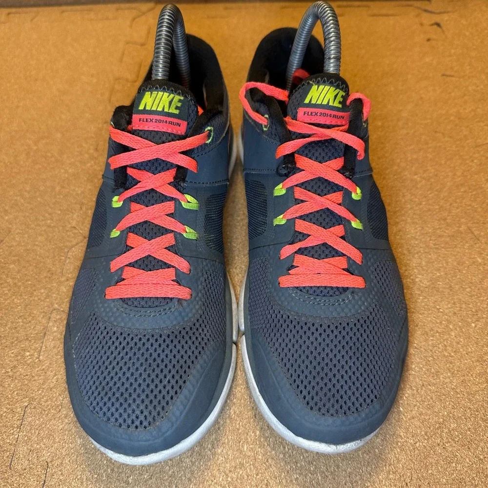 Encrypted Pink Nike | Shoes | Nike Flex 24 Run Womens Size 7 Grey Pink Volt Running ...